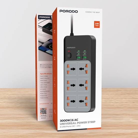 محول بورودو ٦ منافذ شحن