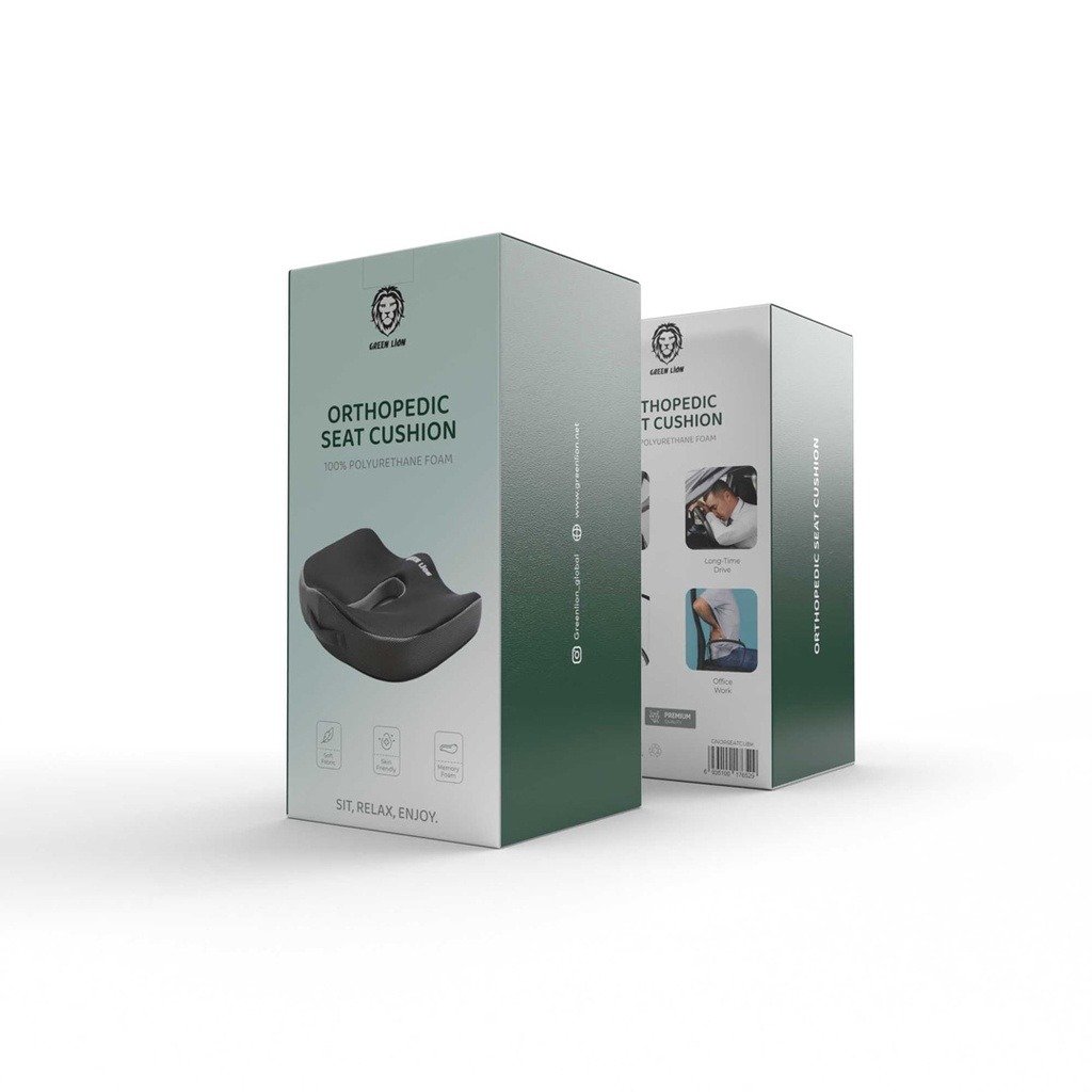 Green lion orthopedic seat cusion